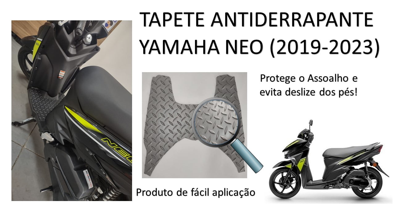 TAPETE ANTIDERRAPANTE PARA ASSOALHO YAMAHA NEO (2019-2023)