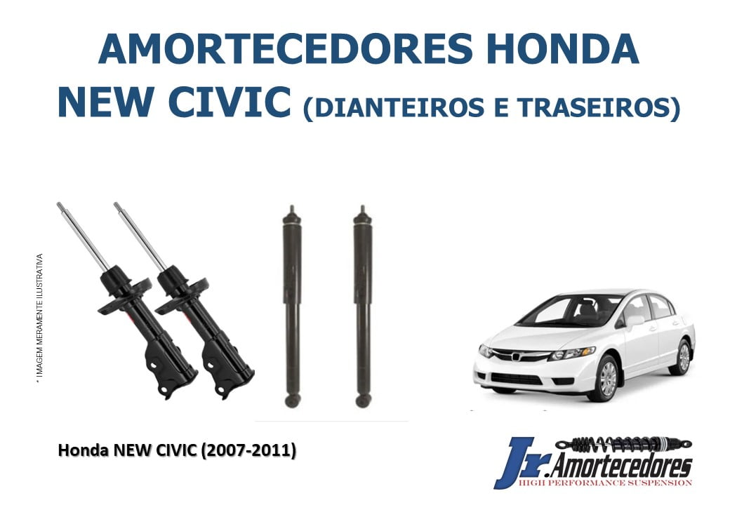 Amortecedores Originais Restaurados New CIvic. Amortecedores New Civic (07/13)