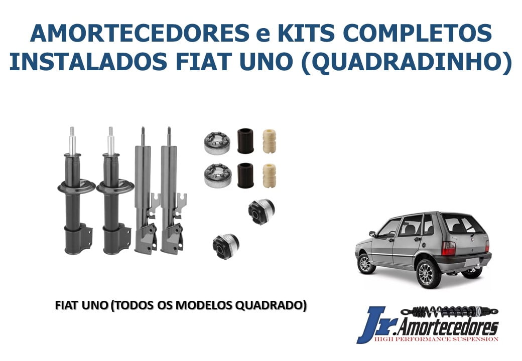 AMORTECEDORES E KITS FIAT UNO (MODELO QUADRADINHO)