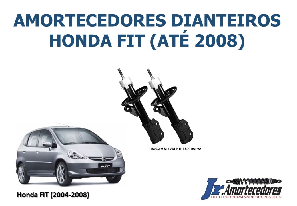 AMORTECEDORES REMANUFATURADOS HONDA FIT (ATÉ 2008) DIANTEIROS