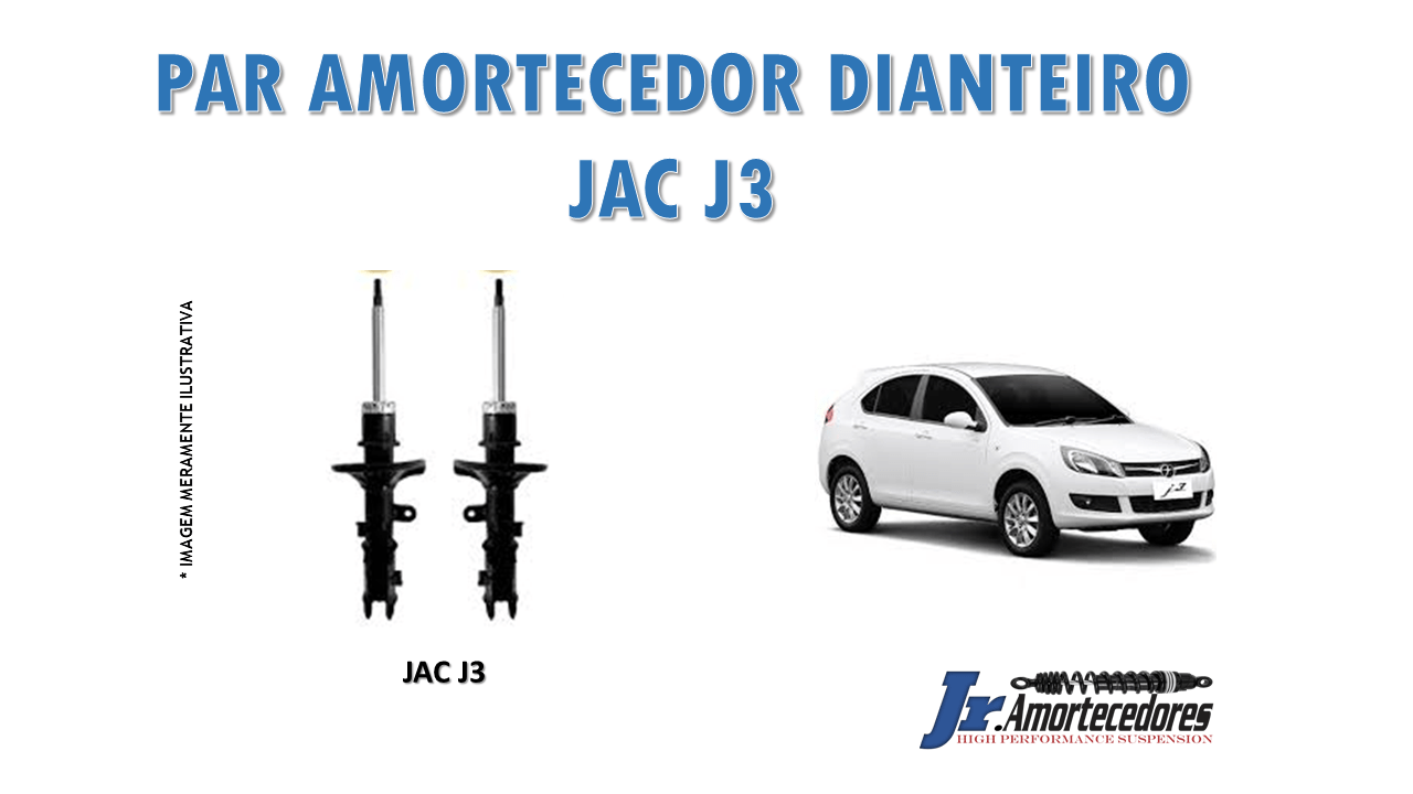 PAR DE AMORTECEDORES DIANTEIROS JAC J3