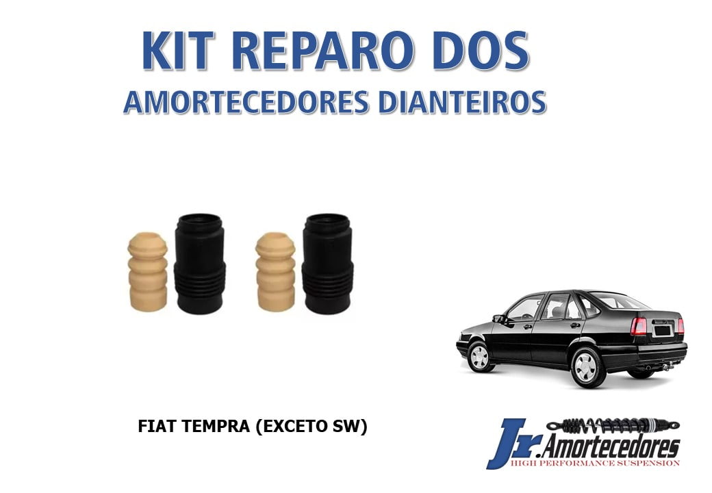 KIT BATENTE E GUARDA PÓ DOS AMORTECEDORES DIANTEIROS FIAT TEMPRA (EXCETO SW)