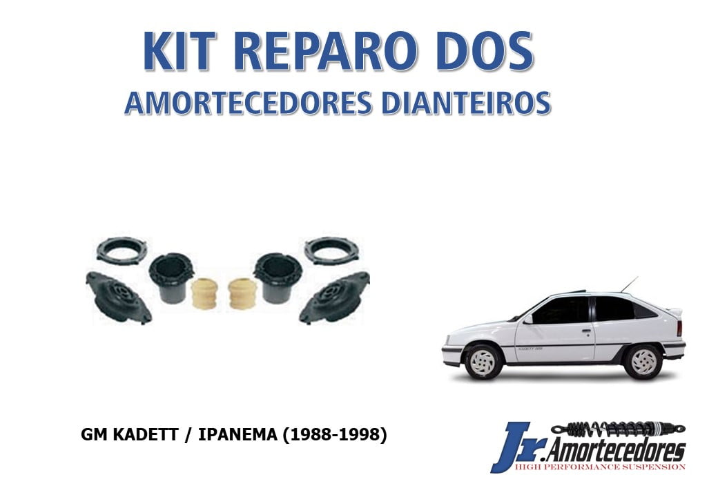 KIT COMPLETO DOS AMORTECEDORES DIANTEIROS CHEVROLET KADETT / IPANEMA