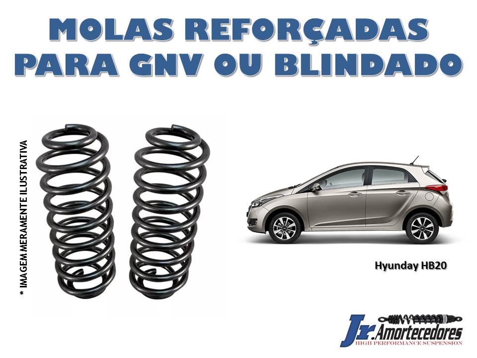 Molas Reforçadas P/ Blindado Accord 2004 Á 2012 Dianteira