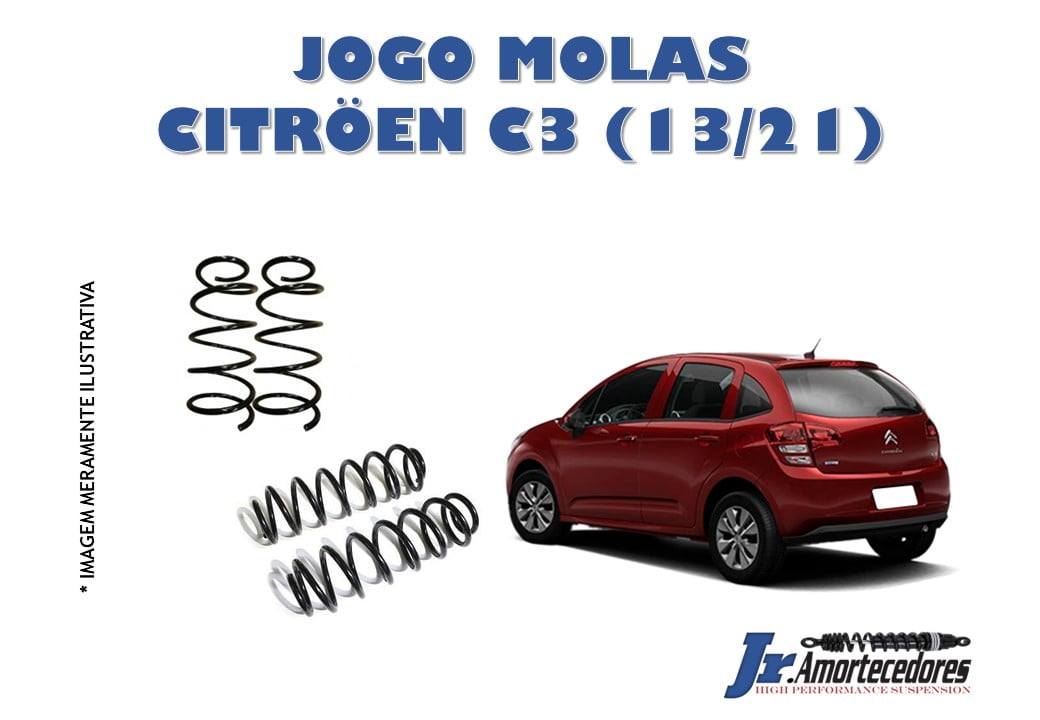 Jogo das 4 molas Citröen C3 de 2013 a 2020