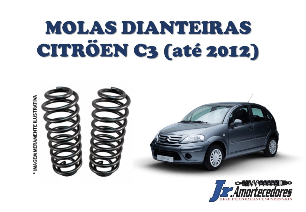 molas dianteiras Citröen C3 2008-2012