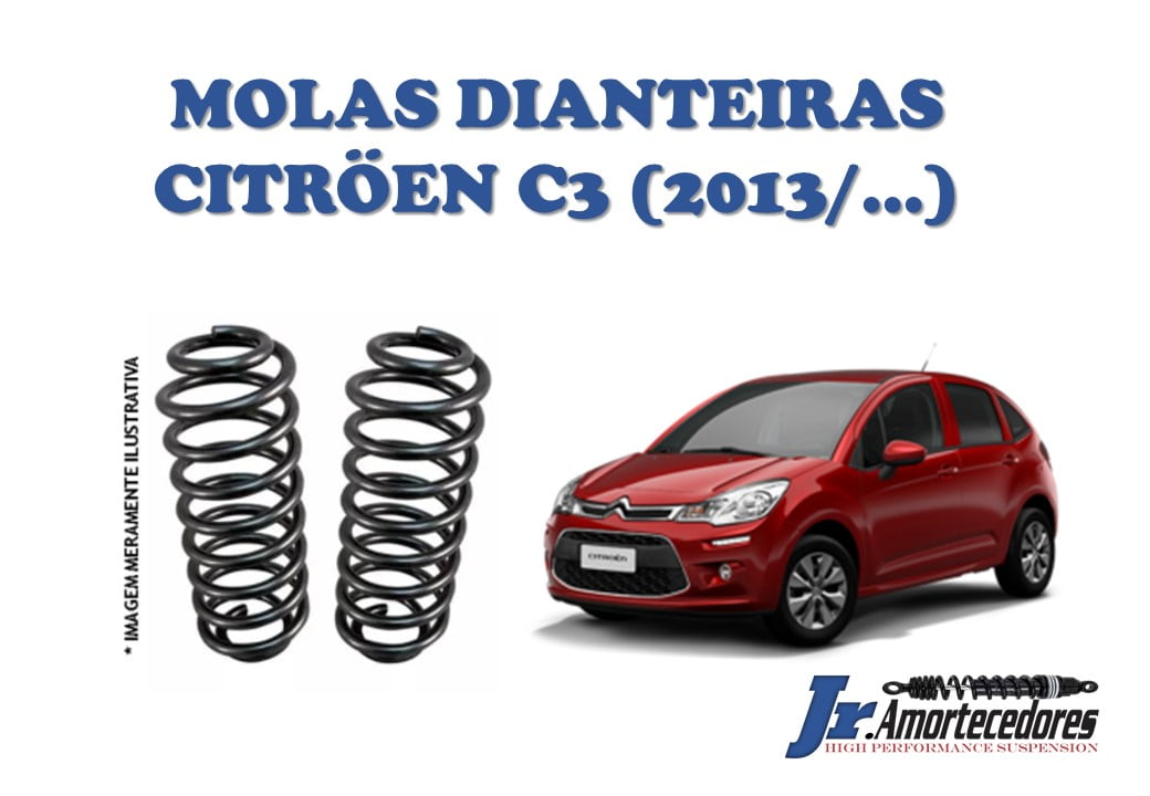 Molas dianteiras remanufaturadas Citröen C3 de 2013 a 2020