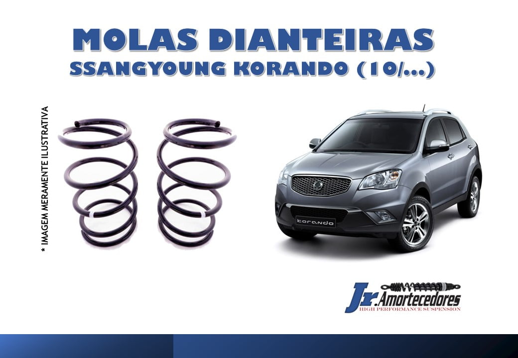 Par de molas dianteiras Ssangyong Korando (10/...)