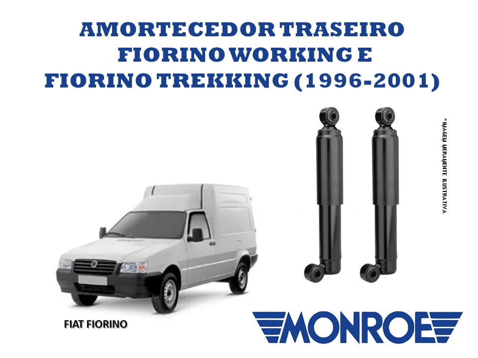 AMORTECEDOR FIORINO TRASEIRO MONROE