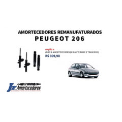 Amortecedores restaurados Peugeot 206