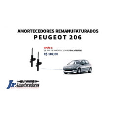 Amortecedores restaurados Peugeot 206