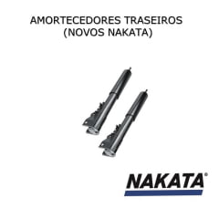 AMORTECEDORES NOVOS NAKATA TRASEIROS FIAT UNO / PREMIO / ELBA (PINO DE 70MM) 88/04 (S/GALHO) 