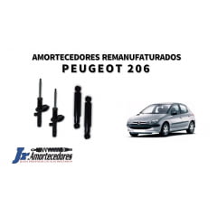 Amortecedores Peugeot 206 Originais Remanufaturados 