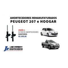 Amortecedores Peugeot 207 Peugeot Hoogar. Amortecedores Peugeot 207, Hoogar Originais Restaurados 