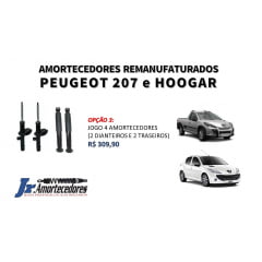 Amortecedores Peugeot 207 Peugeot Hoogar. Amortecedores Peugeot 207, Hoogar Originais Restaurados 