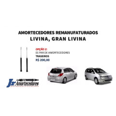 Amortecedor Restaurado Nissan Livina. Amortecedor Livina. Amortecedor Nissan Livina. Peças Restauradas com precedência e garantia! Linha de nacionais e importados. Quer economizar e garantir a qualidade? JR Amortecedores, há mais de 20 anos no mercado