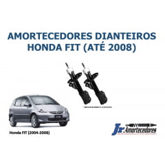 AMORTECEDORES REMANUFATURADOS HONDA FIT (ATÉ 2008) DIANTEIROS