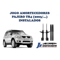 JOGO AMORTECEDORES MITSUBISHI TR4 (2003/...) INSTALADOS