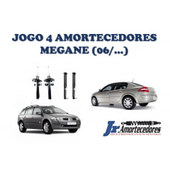 AMORTECEDORES MEGANE GRANTOUR, MEGANE WAGON, MEGANE SEDAN (2006/2011) (DIANTEIROS E TRASEIROS)