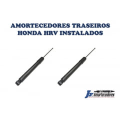 AMORTECEDORES TRASEIROS REMANUFATURADOS DO HONDA HRV INSTALADOS