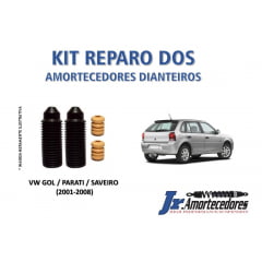 KIT REPARO DOS AMORTECEDORES DIANTEIROS GOL / PARATI / SAVEIRO (2001-2008)