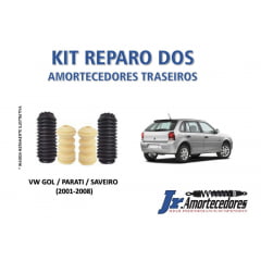 KIT REPARO DOS AMORTECEDORES TRASEIROS GOL / PARATI 