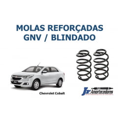 MOLAS REFORÇADAS TRASEIRAS CHEVROLET COBALT (INSTALADAS)