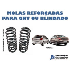 MOLAS FORD KA+ (SEDAN E HATCH BACK) TRASEIRAS REFORÇADAS INSTALADAS 