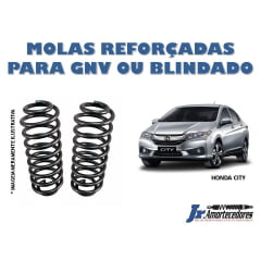 MOLAS HONDA CITY TRASEIRAS REFORÇADAS (INSTALADAS)