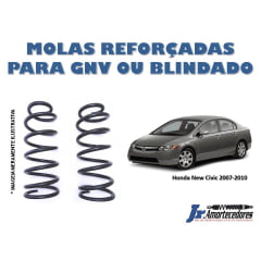 MOLAS  HONDA NEW CIVIC 07/10 TRASEIRAS REFORÇADAS (INSTALADAS)