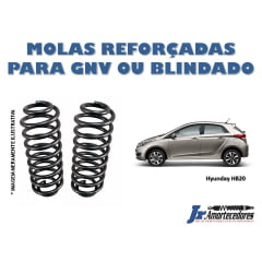 MOLAS HYUNDAI HB20 TRASEIRAS REFORÇADAS  (INSTALADAS)