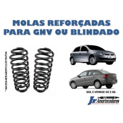 MOLAS VW GOL E VOYAGE (G5 e G6) TRASEIRAS REFORÇADAS INSTALADAS 