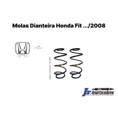 Par de Molas dianteiras Honda Fit de 2003 a 2008