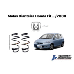 Par de Molas dianteiras Honda Fit de 2003 a 2008