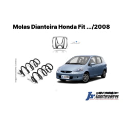 Par de Molas dianteiras Honda Fit de 2003 a 2008