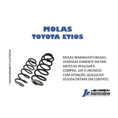 Molas dianteiras Toyota Etios