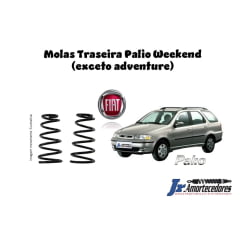 Par de molas traseiras Fiat Palio Weekend (exceto modelo Adventure)