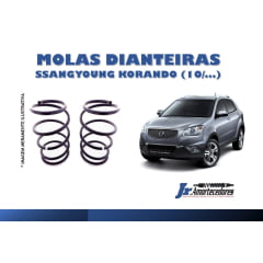 Par de molas dianteiras Ssangyong Korando (10/...)