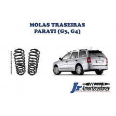 PAR DE MOLAS TRASEIRAS INSTALADAS PARATI (G3 E G4) (1999/...)