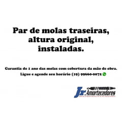 PAR DE MOLAS TRASEIRAS INSTALADAS PARATI (G3 E G4) (1999/...)