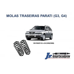 PAR DE MOLAS TRASEIRAS INSTALADAS PARATI (G3 E G4) (1999/...)