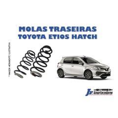 Par de molas traseiras Toyota Etios Hatch (exceto Etios Cross)