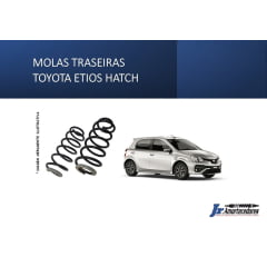 Par de molas traseiras Toyota Etios Hatch