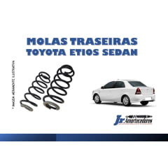 Par de molas traseiras Toyota Etios Sedan