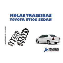 Par de molas traseiras Toyota Etios Sedan